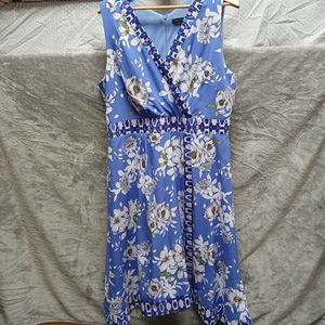 Chris McLaughlin Floral Easter Dress Sz 16